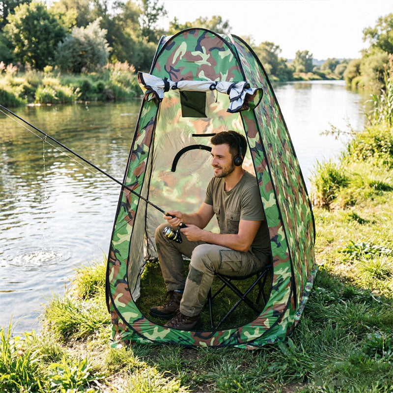 Pop Up Privacy Tent - Instant Outdoor Shower & Portable Toilet for Camping by eprolo