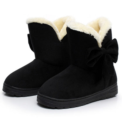 Cotton women ankle boots platform flat women winter shoes