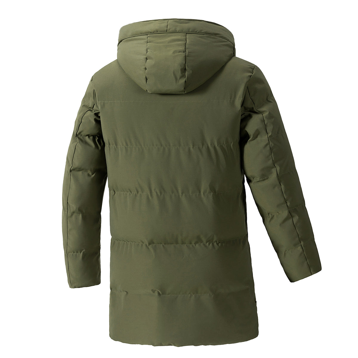 Winter simple cotton jacket plus size men's Korean version casual fashion versatile warm cotton jacket medium long men's by eprolo