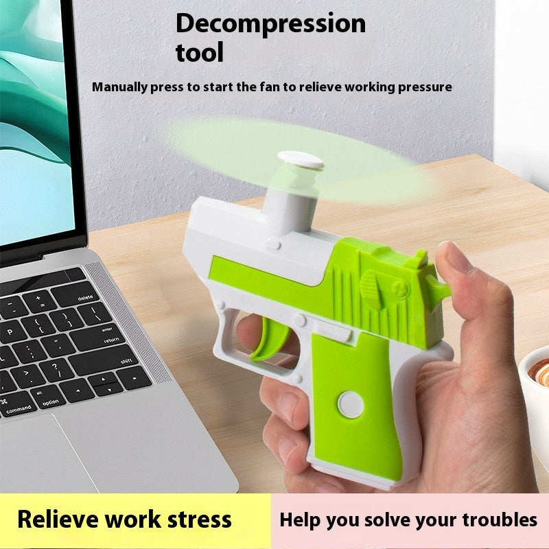 Radish Gun Little Fan Mini-Portable by DERILUJA LLC