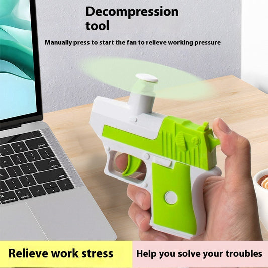 Radish Gun Little Fan Mini-Portable by DERILUJA LLC