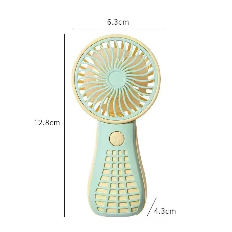 Handheld fan minimalist mini charging small fan portable outdoor student small electric fan by eprolo