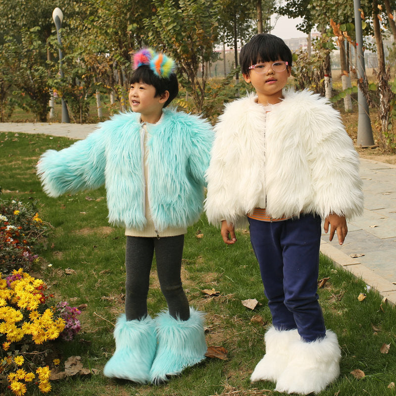 Faux fur coat coat by My Store