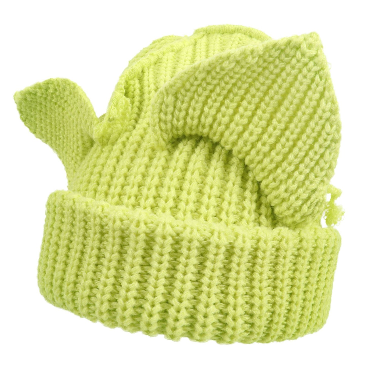 Devil Ears Thickened All Acrylic Knitted Hat by My Store