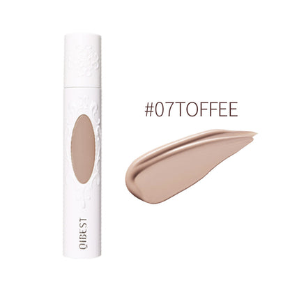 QIBEST Liquid Foundation Long Lasting Makeup Concealer Moisturizing Brightening Matte Natural Liquid Foundation Nude Makeup Repairing Liquid