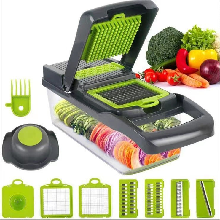 Multifunctional Vegetable Chopper Kitchen Dicer Grater Shredder Set Vegetable Cutter by eprolo