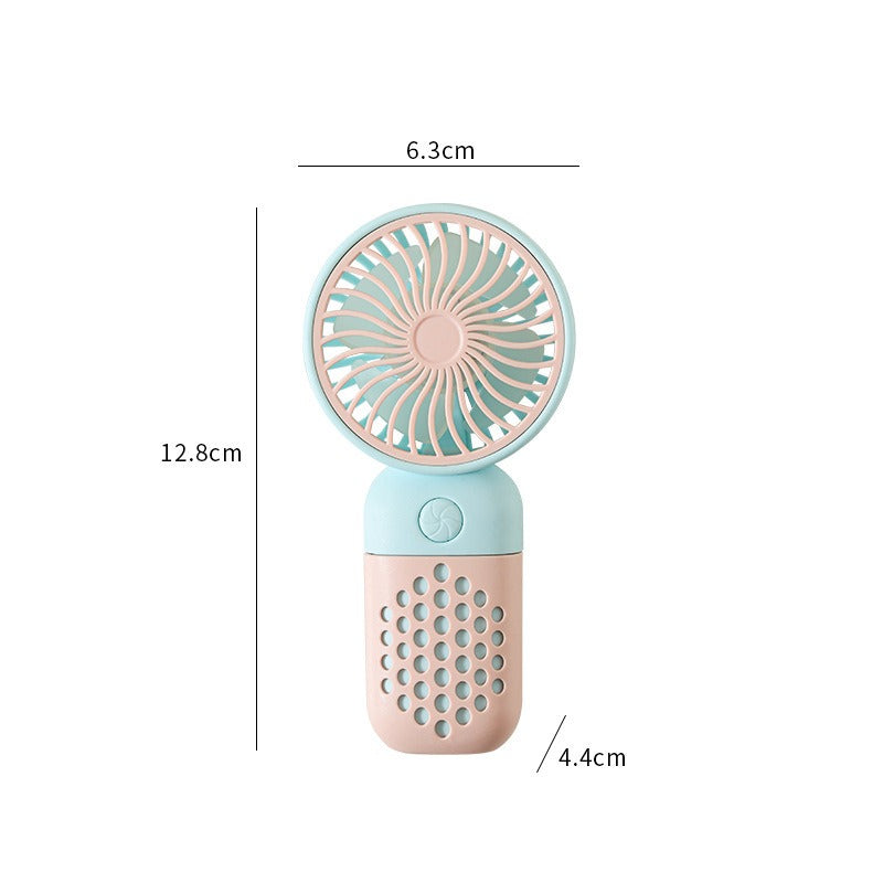 Handheld fan minimalist mini charging small fan portable outdoor student small electric fan by eprolo