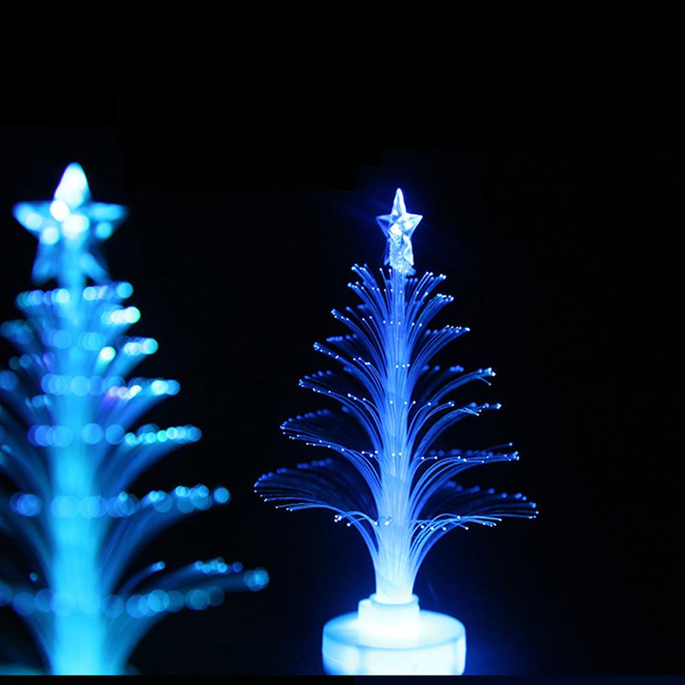 Merry LED Color Changing Mini Christmas Xmas Tree Home Table Party Decor Charm Drop Ornaments