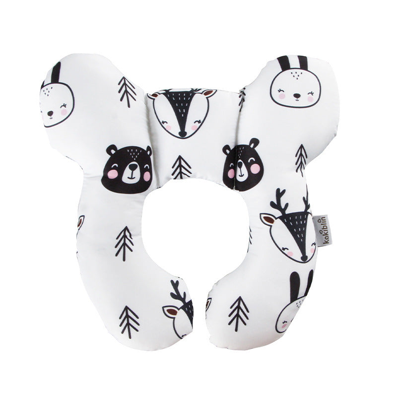 Baby head protection U-shaped pillow stroller fixed head pillow car seat sleeping protection head and neck pillow by eprolo