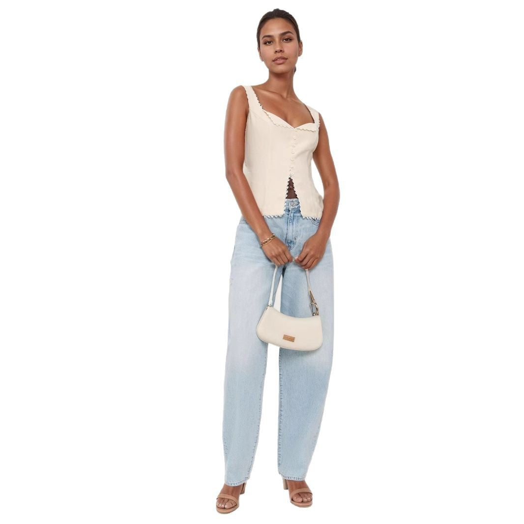 Solid color sleeveless vest top by eprolo