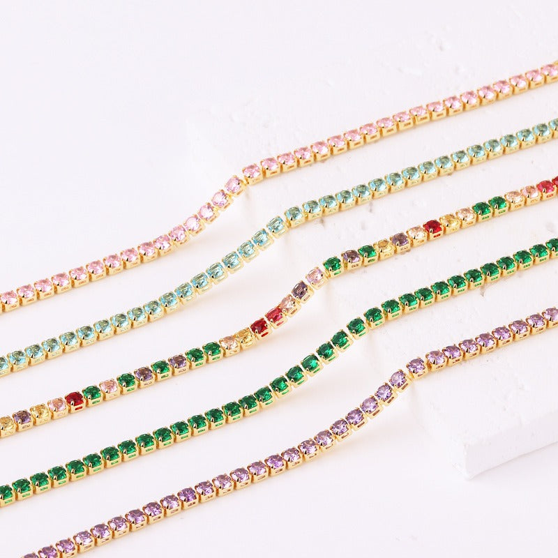 Personalized colored zircon bracelet kod