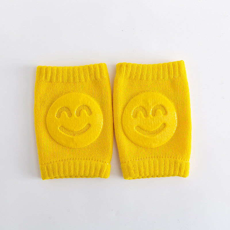 Woolen loop baby socks, elbow protection, walking and crawling, knee protection, baby and child knee protection, smiling face knee protection by eprolo