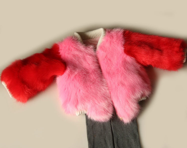 Faux fur coat coat by My Store