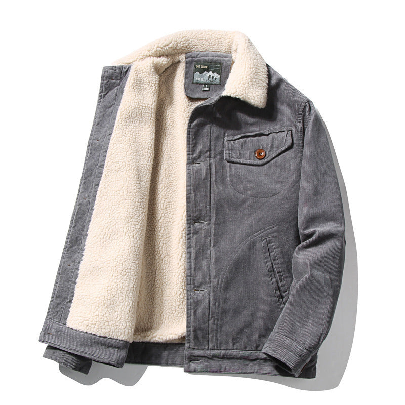 Stand Collar Casual Warm Cotton Coat by My Store