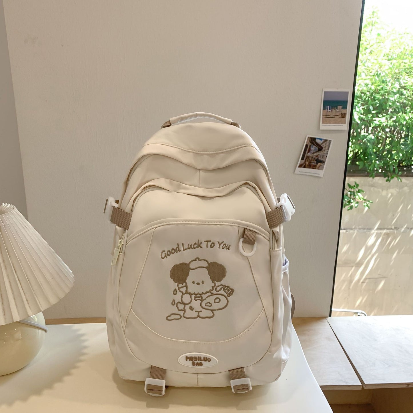 Middle School Women College Students' Backpack by DERILUJA LLC
