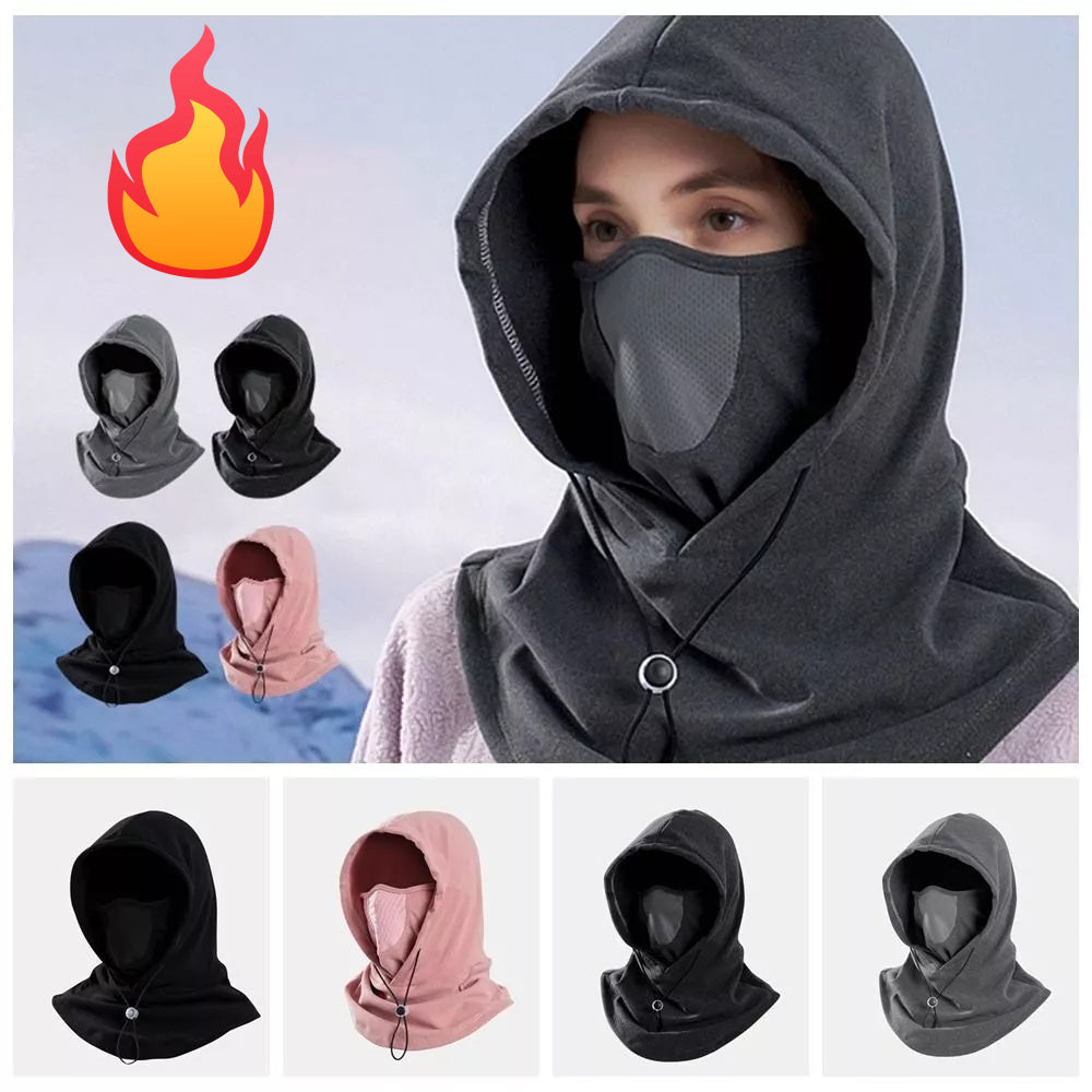 Winter Thermal Fleece Scarf Ski Face Mask Neck Warmer Hood Hat Windproof Cold Warm Riding Cap Sports Outdoor by My Store