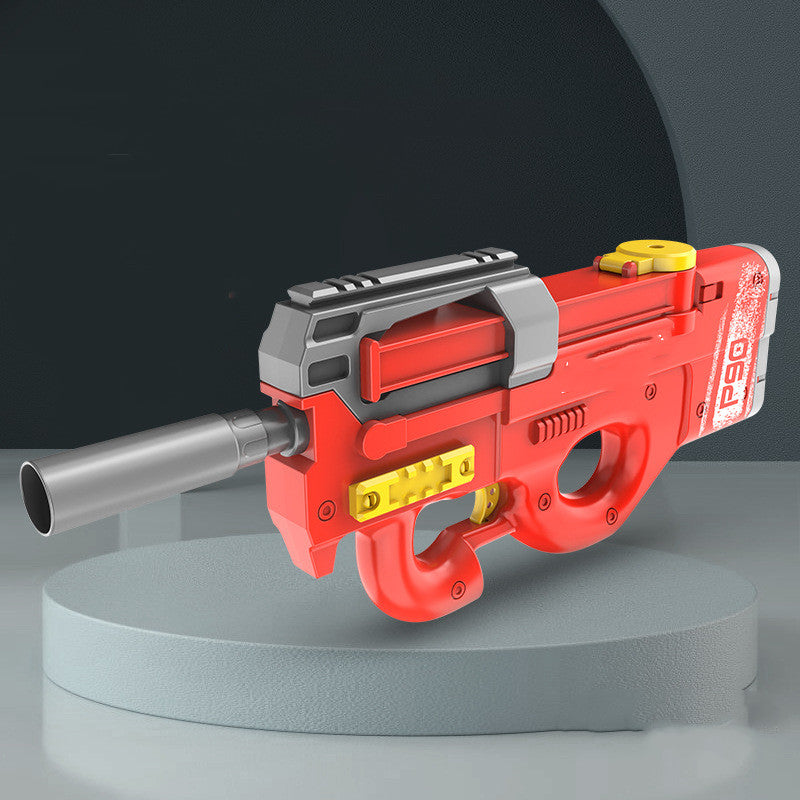 New P90 Electric Water Gun High-Tech Kids Toys Outdoor Beach Pool Large Capacity Summer Gel Blasting Water Gun For Adults by DERILUJA LLC