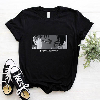 Y2k Japanese Anime Attack on Titan T Shirt