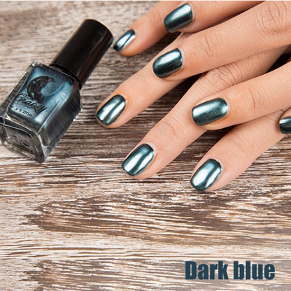 14 Color 6ML Women Fashion Sexy New Metallics Nail Polish Mirror Nail Polish Beauty Makeup Accessories