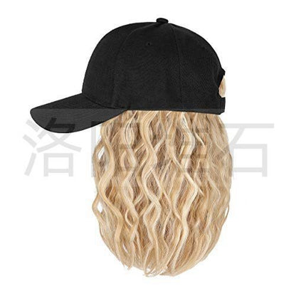Synthetic wig Women's hooded wig European and American personalized wool roll wig 2024