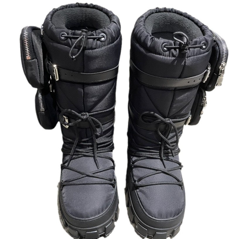 New Arrival Women Snow Boots Waterproof Non-slip Designer Female Ankle Boots Platform Keep Warm Fur Ladies Winter Shoes