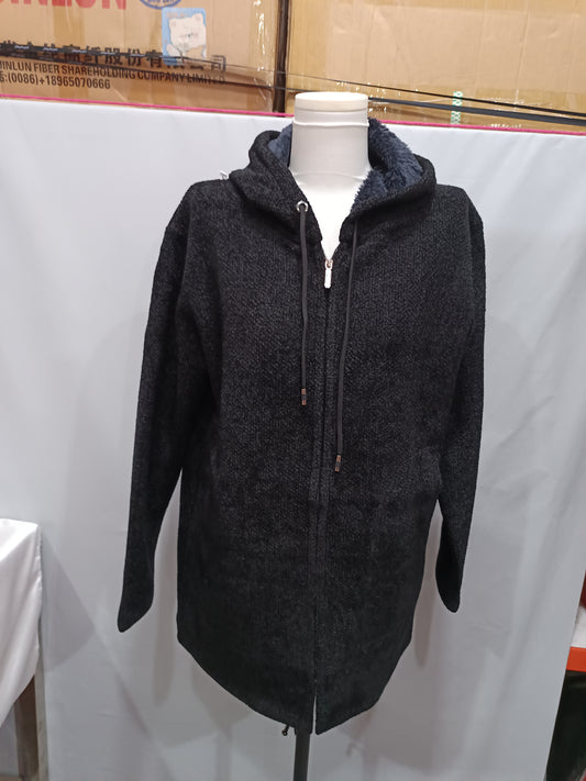 Plus Fleece Trend And Handsome All-match Cardigan For Men by DERILUJA LLC