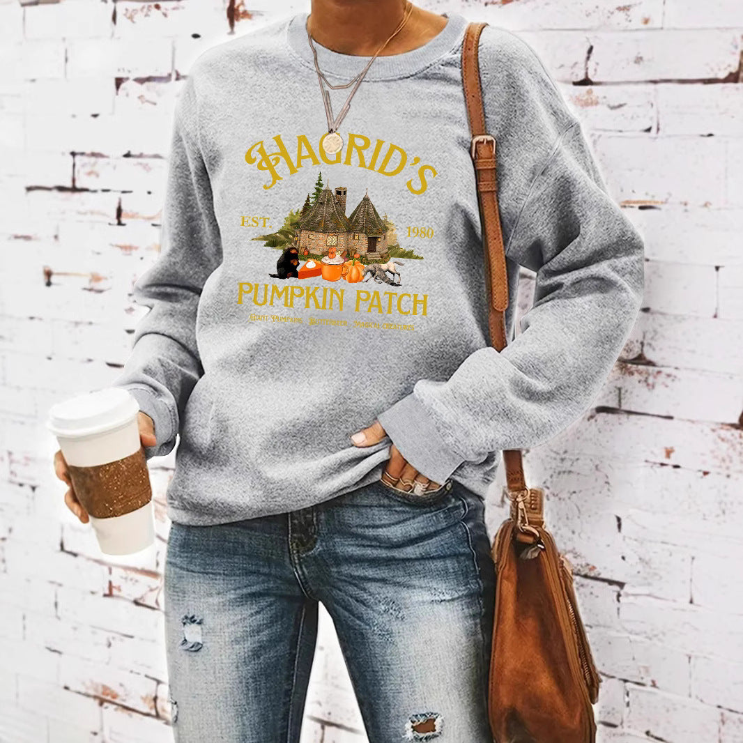 HAGRID'S print on hoodie by eprolo