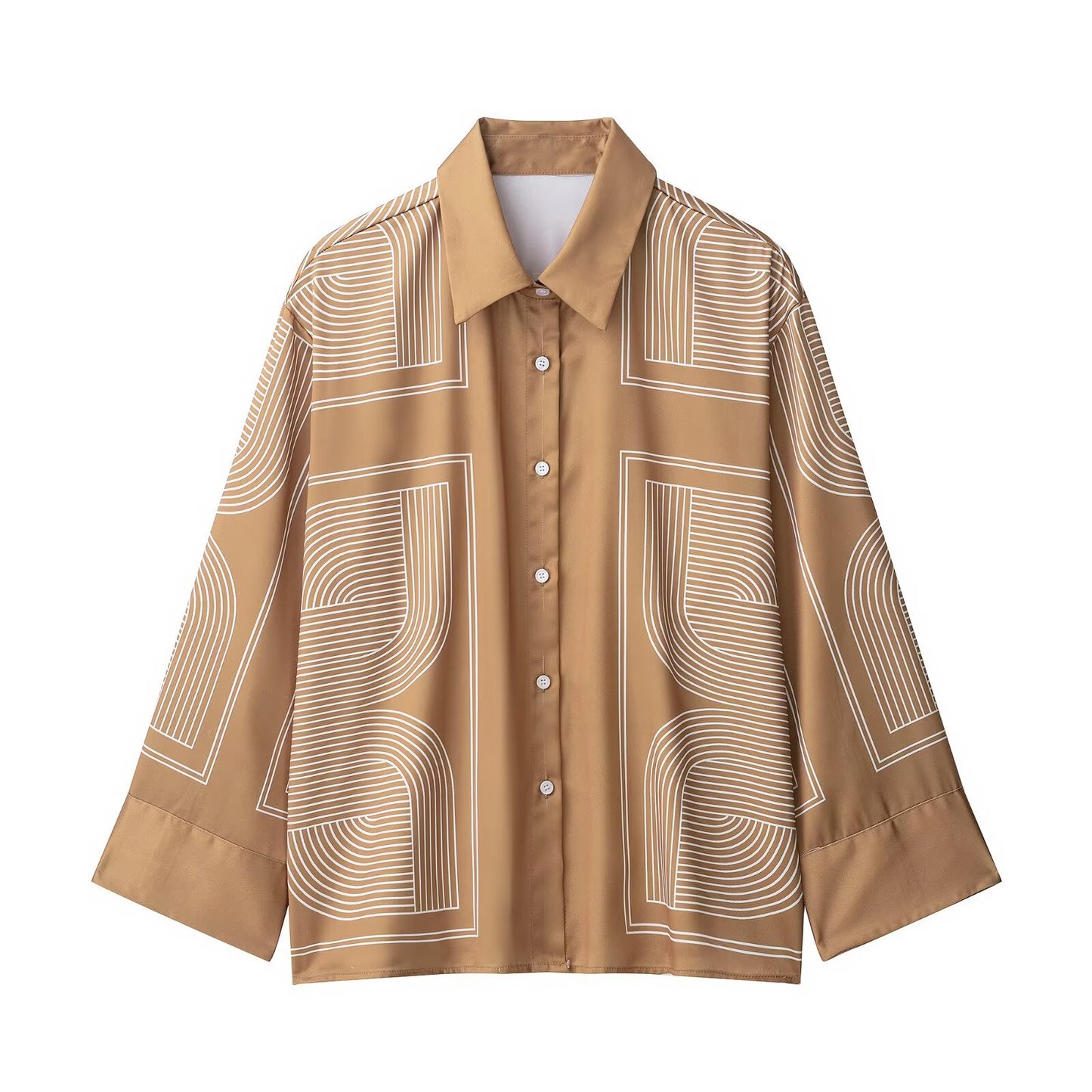 Printed twill shirt and pants set by eprolo