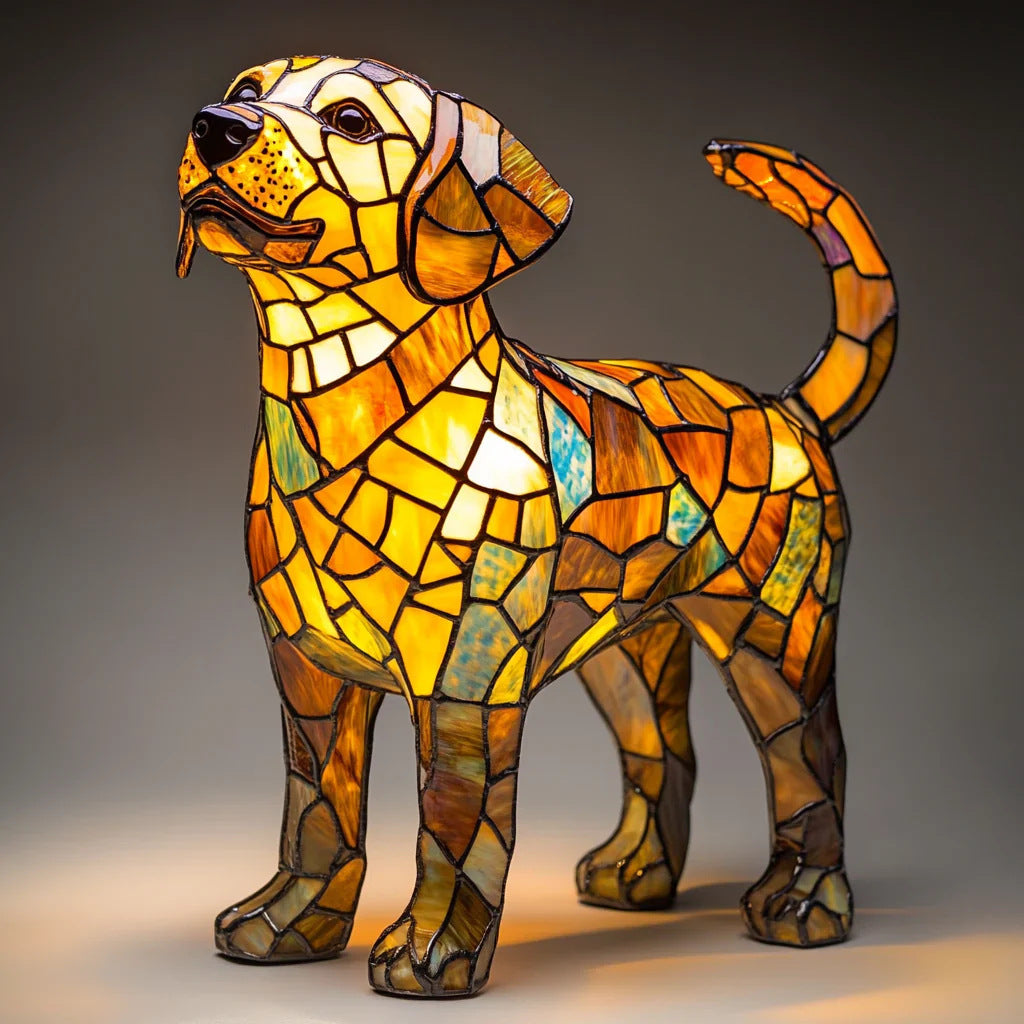 Dachshund Lamp - Bigfoot Lamp Resin Statue LED Decorative Light by eprolo