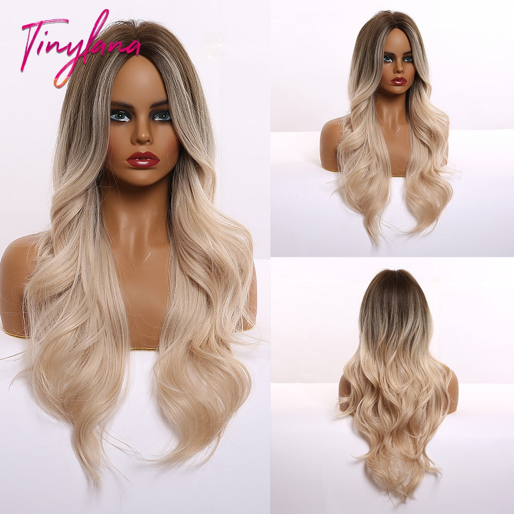 Badon marchand hair  For Women Long Hair Wigs Fake Hair