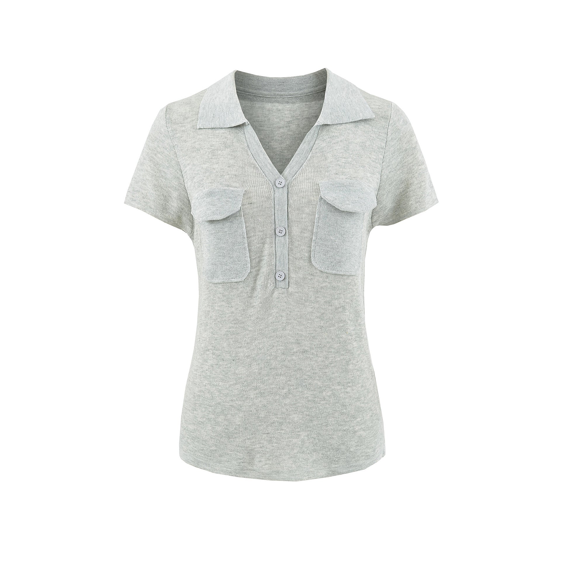 V-neck top for women by eprolo