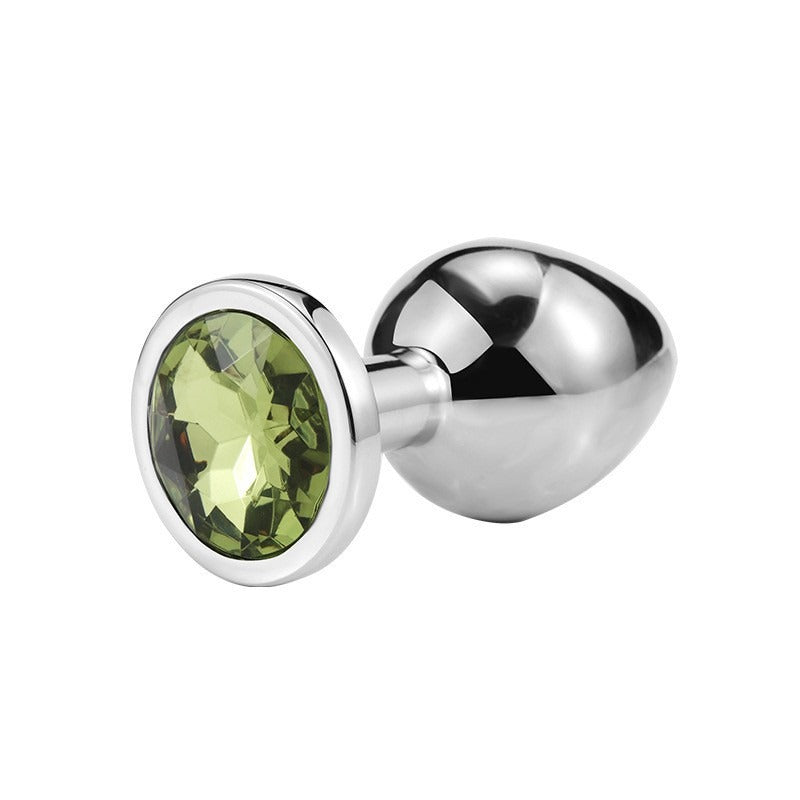 Adult Sex Toy SM Metal Anal Plug For Men And Women Sex Toy Masturbation Anal Expansion Round Anal Plug Medium Silver by eprolo