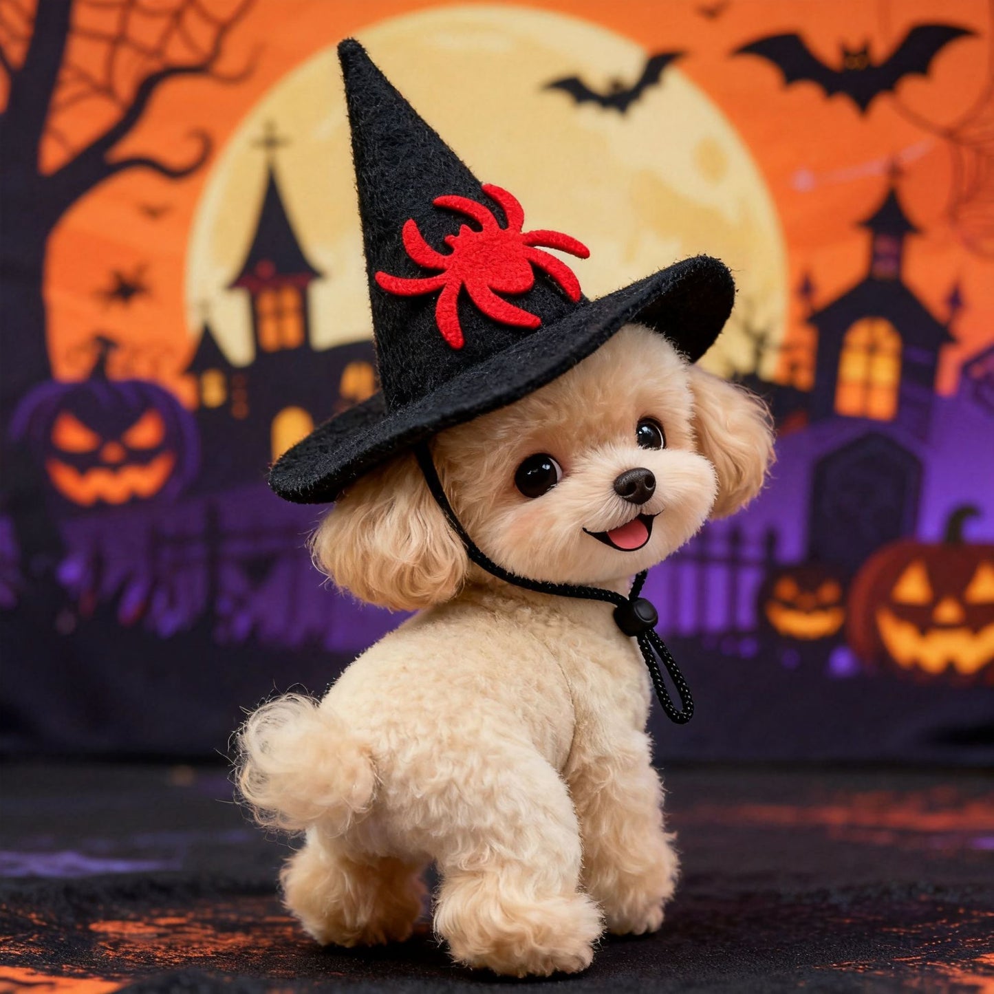 Pet Halloween Hat Creative Pumpkin Devil Spider New Stock Rabbit Pet Dog by eprolo