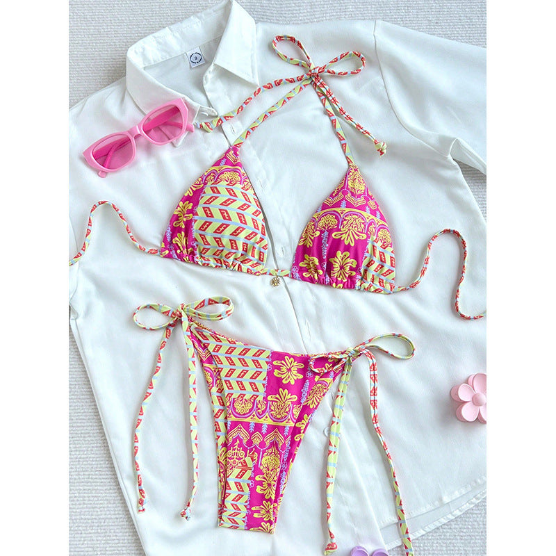 Three-Piece Beach Swimwear Style Bathing Suit by eprolo