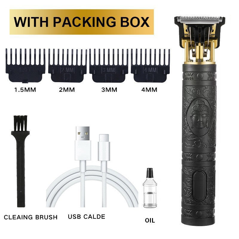Electric Hair Clipper for Barbershop Oil Hair Sculpting Electric Haircut Machine, Men's Haircutting Shaver, Bald Head Trimmer by eprolo