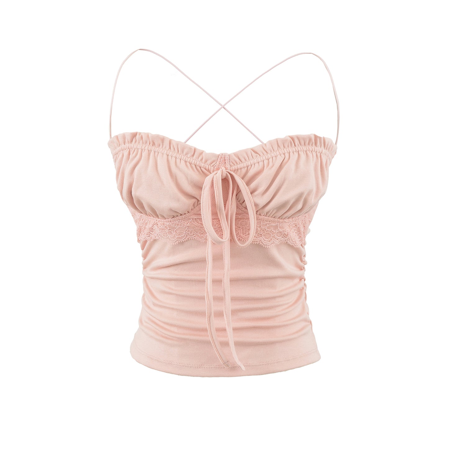 Slim fit lace up top for women by eprolo