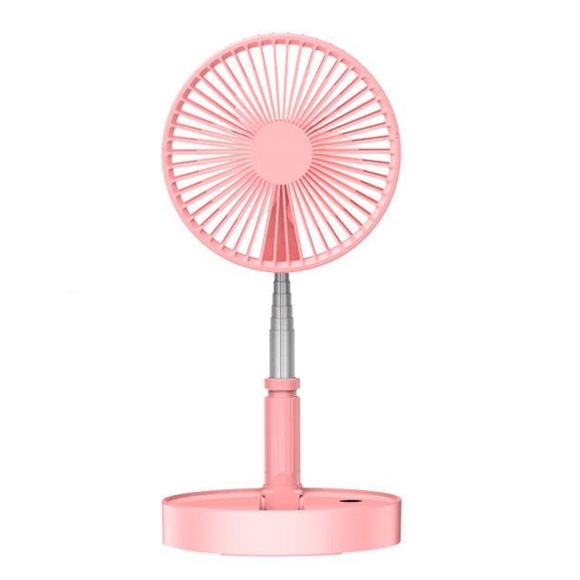 Outdoor Tools Telescopic Folding Table Fan Multi-Function Desktop USB Charging Fan Adjustable Angle Travel Outdoor Gadget by eprolo