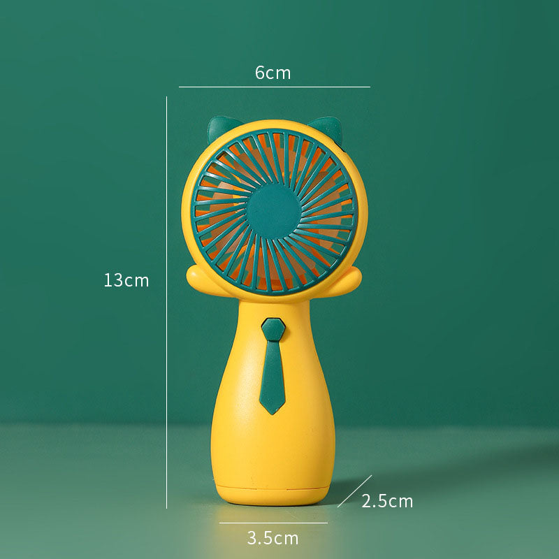 Girls Fan Cute Fan Antlers Small Fan Handheld Fan Mini Portable Fan Company Gift Fan by eprolo