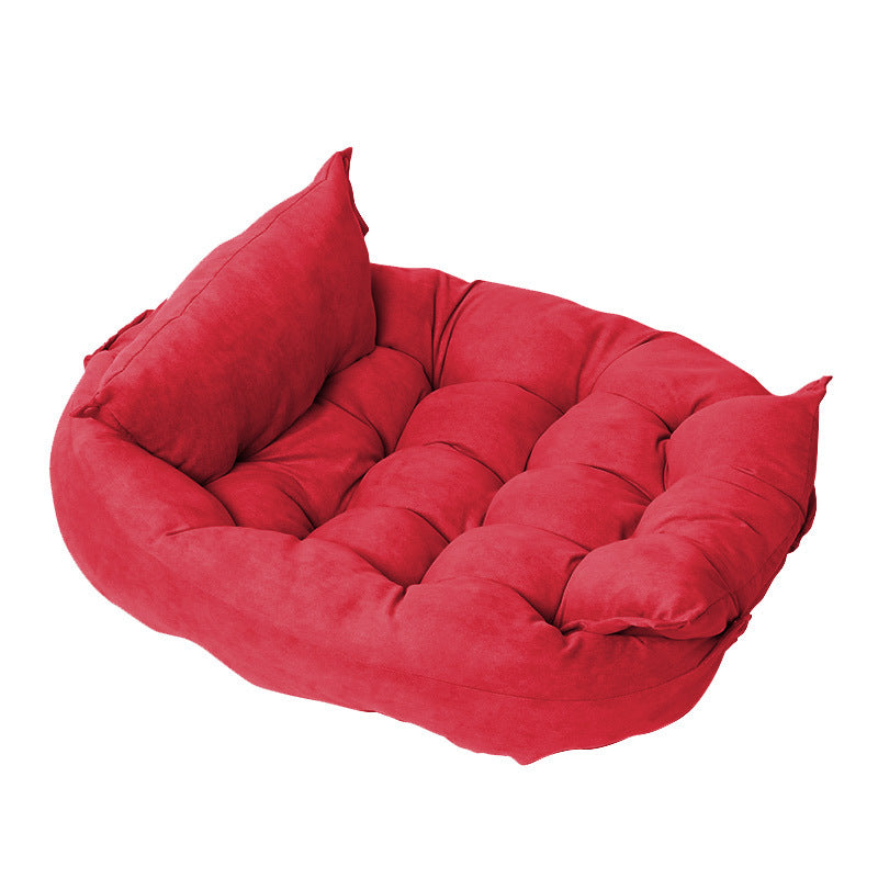 Four-Season Universal Summer Folding Dog Sofa Bed Soft Pet Cushion Pit Bull Small And Medium-Sized Dogs Pet Kennel by eprolo