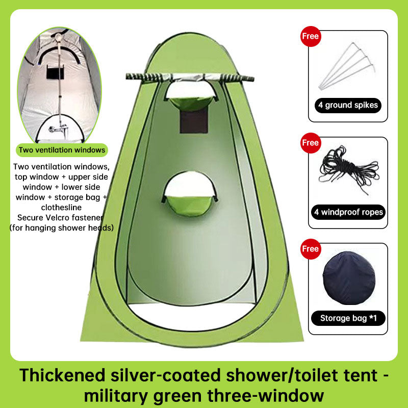 Pop Up Privacy Tent - Instant Outdoor Shower & Portable Toilet for Camping by eprolo