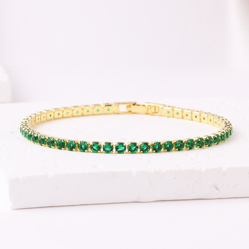 Personalized colored zircon bracelet kod