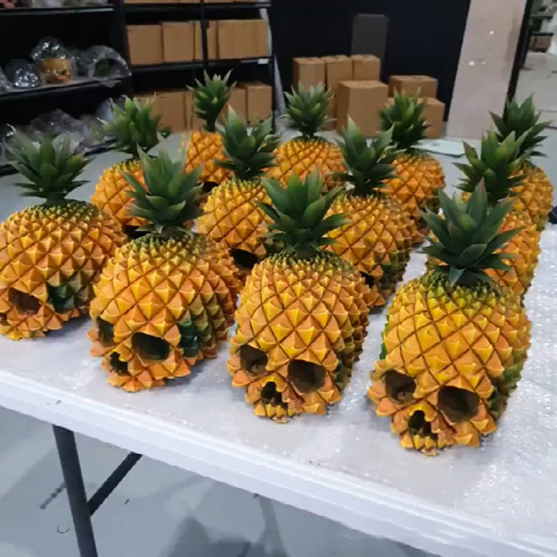 Pineapple Skeleton Halloween Decoration Creative Decoration by eprolo
