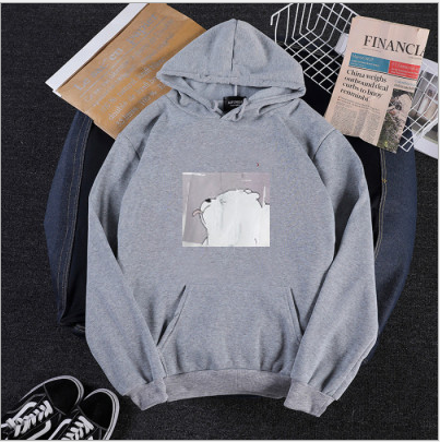 Hoodies oversized print Kangaroo Pocket Sweatshirts Hooded