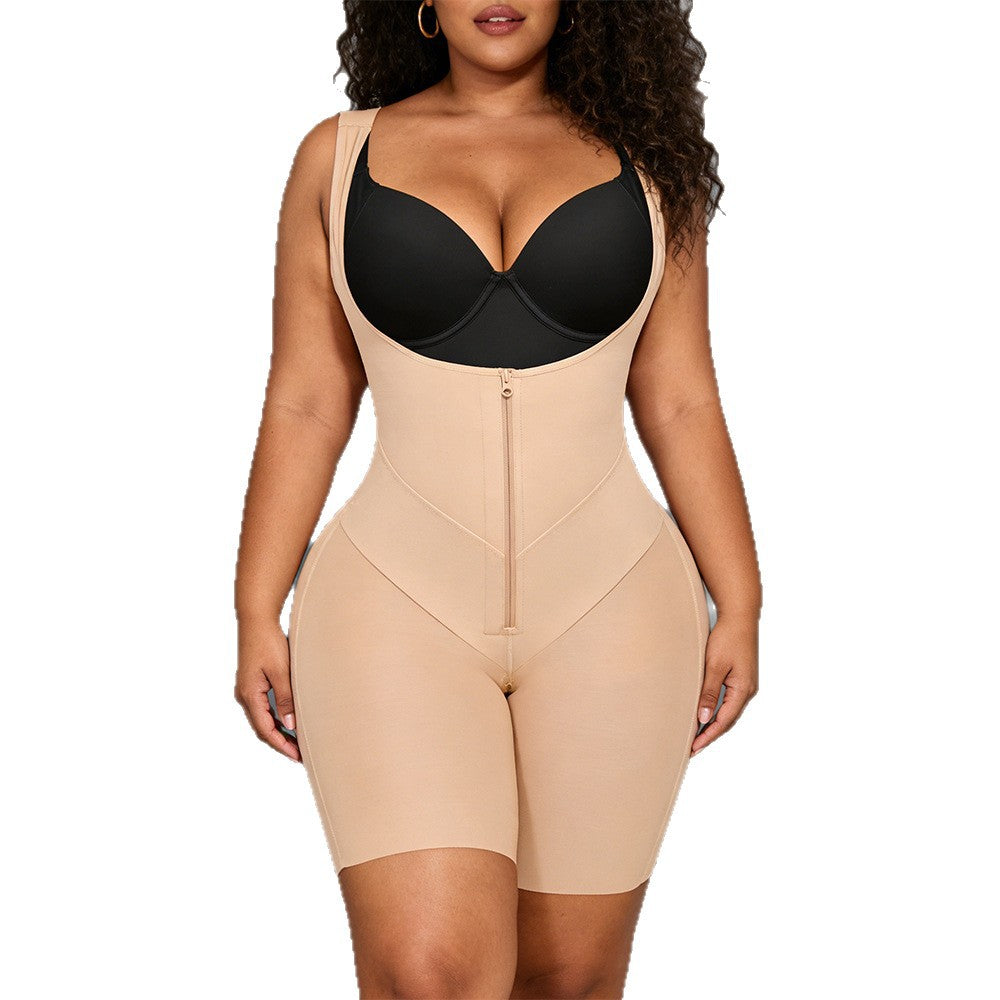 Waist Trainer Shaping Bodysuit with 2-Side Compression Straps, Tummy Control, Hip Lifting, Slimming Fit, Body Sculpting Underwear by eprolo