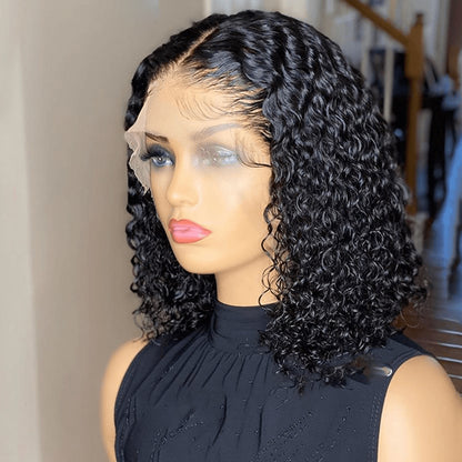 Wig female European and American short curly hair African small curly explosive head chemical fiber headgear