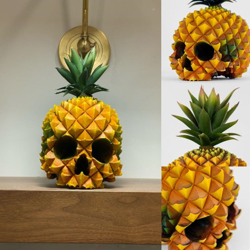Pineapple Skeleton Halloween Decoration Creative Decoration by eprolo