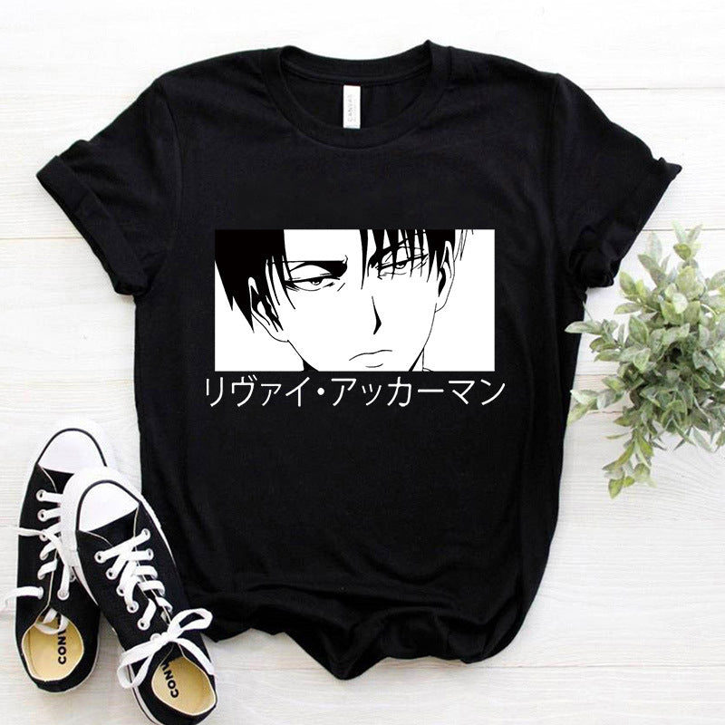 Y2k Japanese Anime Attack on Titan T Shirt