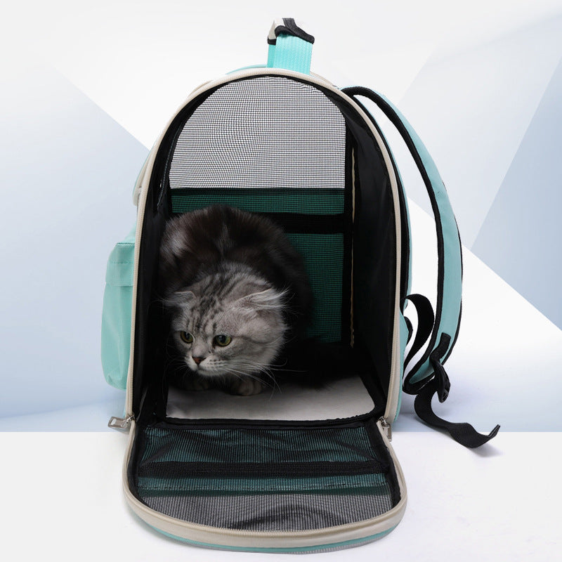 Portable Cat Carrier Bags Outdoor Windproof Travel Backpack Small Dogs Cat Sunscreen Transport Carrying Bag by eprolo