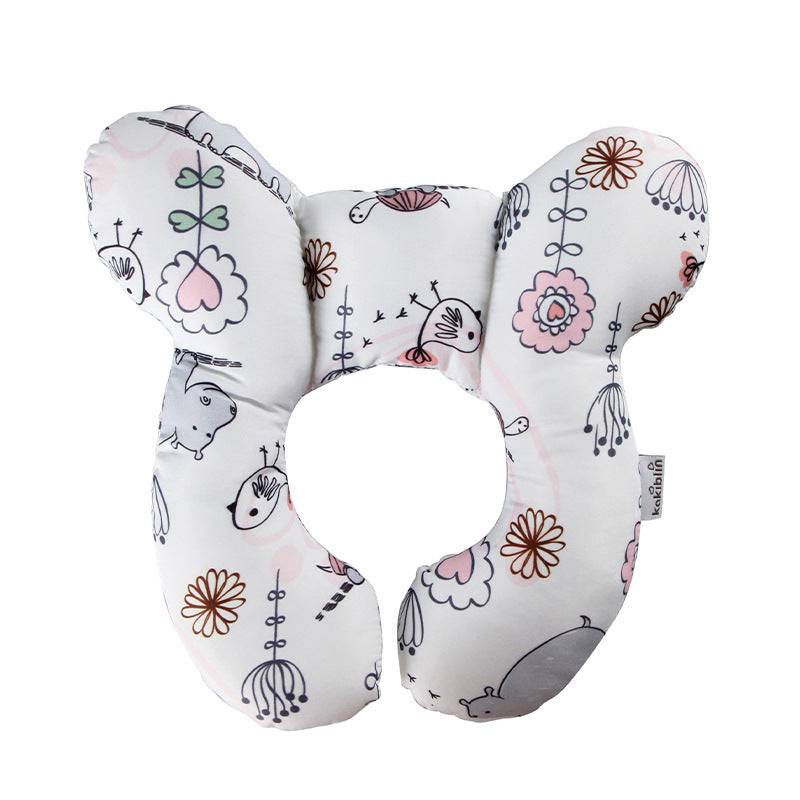 Baby head protection U-shaped pillow stroller fixed head pillow car seat sleeping protection head and neck pillow by eprolo