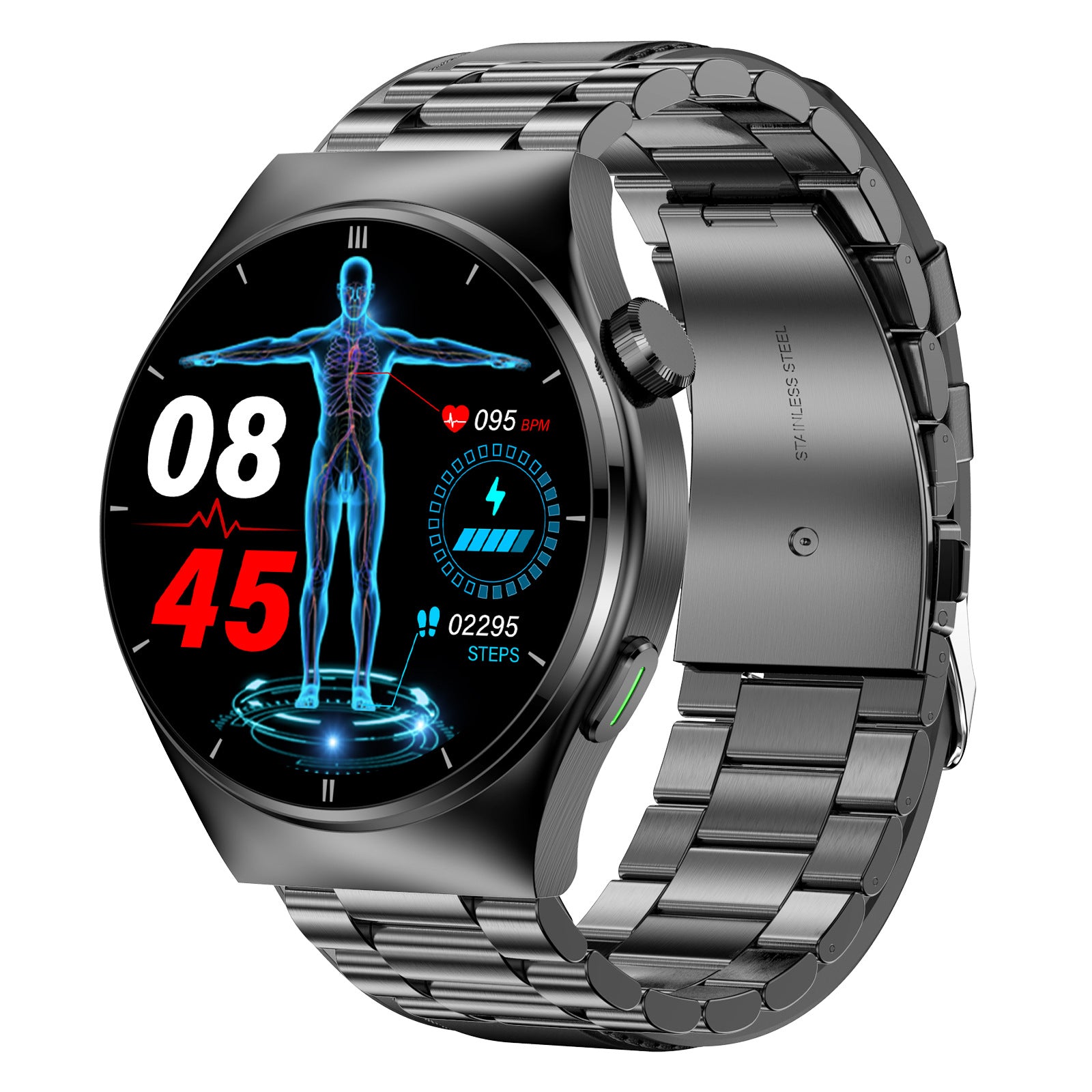 F320 laser therapy Bluetooth call uric acid lipids watch non invasive blood sugar heart rate body temperature smart watch by eprolo